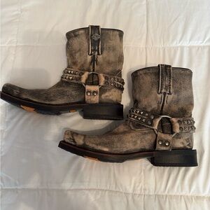 Harley-Davidson Studded Leather Riding Boots